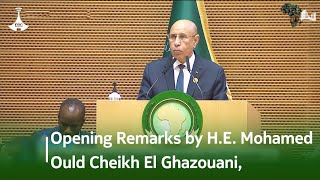 HE Mohamed Ould Cheikh El Ghazouani [upl. by Aleron649]