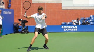 Andrey Rublev Forehand Slow Motion  ATP Tennis Forehand Technique [upl. by Econah]