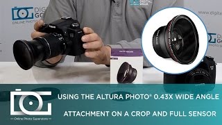 043x Wide Angle Lens Adapter For Crop amp Full Sensor Cameras  By Altura Photo® [upl. by Aztiraj468]