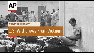 US Withdraws From Vietnam  1973  Today In History  29 Mar 17 [upl. by Odirfliw366]