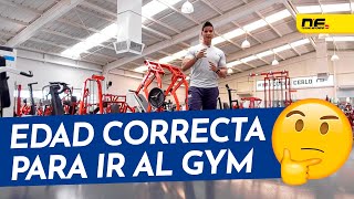 ¿Cuál es la edad correcta para ir al gimnasio😮  Nutre y Entrena [upl. by Nibor]