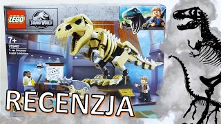 LEGO Jurassic World Wystawa skamieniałości tyranozaura 76940  RECENZJA [upl. by Htiel]