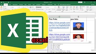 Cara Mengonversi URL Gambar atau embed langsung di MSExcel [upl. by Markiv675]