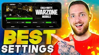 BEST SETTINGS IN WARZONE MOBILE [upl. by Haimarej763]