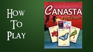 How To Play Canasta Caliente 2 Player [upl. by Ennoval]