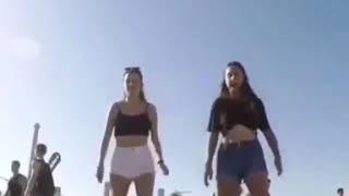 Rave On Techno Girls shuffle Dance Video [upl. by Notserk]