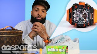 10 Things Odell Beckham Jr Cant Live Without  GQ Sports [upl. by Aeresed]