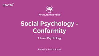 Social Psychology  Conformity [upl. by Enneira375]