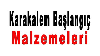 Ders 1 Karakalem Çizim Başlangıç Malzemeleri  Profesyonel ve Amatör Çizim Malzemeleri [upl. by Vish]