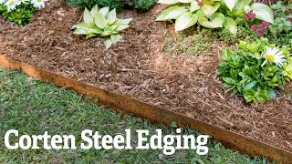 Corten Steel Edging  Gardeners Supply [upl. by Haelahk170]