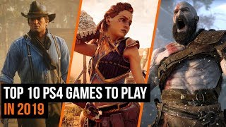 Top 10 PS4 Games To Play In 2019 So Far [upl. by Phare956]