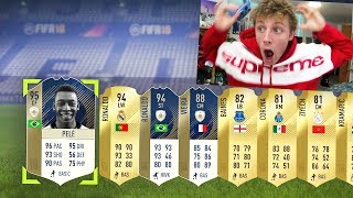 95 PELE amp 94 RONALDO IN THE MOST ICONIC FIFA 18 PACK OPENING [upl. by Buschi]