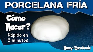 PORCELANA FRÍA FÁCIL Y RÁPIDO EN 5 MINUTOS [upl. by Bern]