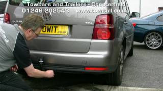 Towbar Video  VW Touran Westfalia Detachable [upl. by Feliza]