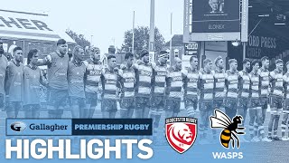 Gloucester v Wasps  HIGHLIGHTS  Gallagher Premiership 2223 [upl. by Boutis]