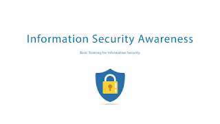 Information Security Awareness  Basic Training [upl. by Potash]