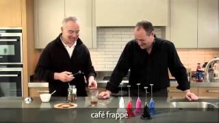 How to make a frappé coffee using an aerolatte milk frother [upl. by Nanfa]