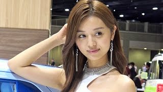 東京モーターショー2015 美女コンパニオン集結のダイハツブース TOKYO MOTOR SHOW 2015 [upl. by Llertak268]