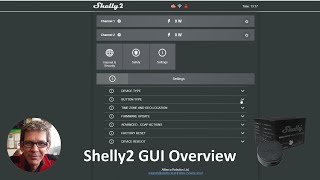 Shelly2 GUI overview and API control using POSTMAN [upl. by Norrej]