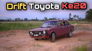 Aku Drift Toyota Corolla KE20 Sampai Berasap [upl. by Eohce]