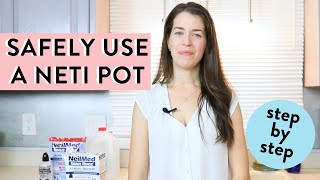 Neti Pot Benefits  How to Use Neilmed Sinus Rinse [upl. by Zippel934]