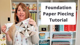 Foundation Paper Piecing Tutorial [upl. by Mahoney357]