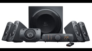 Logitech z906 51 THX Certified Surround Sound System Unbox  Review [upl. by Lipscomb]