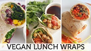 Vegan Lunch Wraps Tortilla Wrap [upl. by Nrobyalc711]