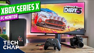 Xbox Series X on a PC Monitor TESTED 1440p 4K 120hz HDMI 21  The Tech Chap [upl. by Beverlie]