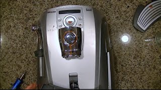 How To Tear Apart a Saeco Talea Ring Plus Espresso Machine for repair [upl. by Kram525]