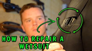 How To Repair A Wetsuit  DIY Solution [upl. by Alanson]