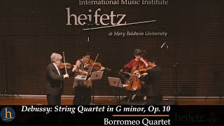 Debussy String Quartet in G Minor  Borromeo Quartet [upl. by Mylander]