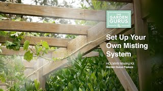 How to Set Up A Misting System with The Garden Gurus [upl. by Merideth636]