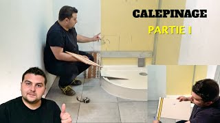 Comment Démarrer une Pose de Carrelage au MUR  CALEPINAGE 1 [upl. by Nylrak]