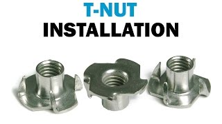 Installing TNuts In Wood  Fasteners101 [upl. by Lillie]