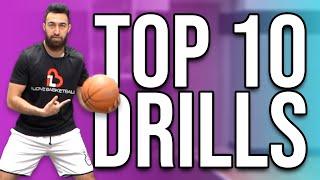 10 BEST Basketball Drills for Beginners 🏀 IMPROVE FAST [upl. by Don984]