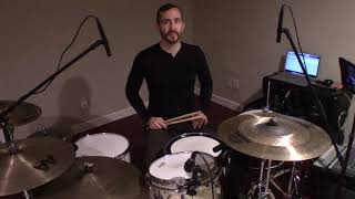 Wipeout  Drum Solo amp Lesson [upl. by Neeloc]