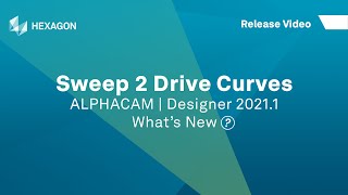 Swept Surface  ALPHACAM Designer 20211 [upl. by Kalagher]