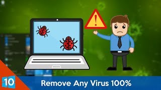 How to Remove Any Virus From Windows 10 For Free [upl. by Hamann]