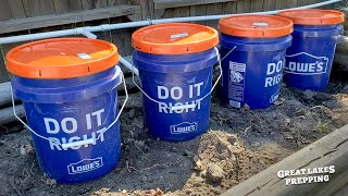 How to Build the BEST Self Wicking Bucket DIY Self Watering 5 Gallon Bucket [upl. by Boylston]