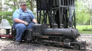 How To Operate A Live Steam Locomotive V20 In HD [upl. by Aicilif]