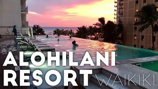 The Alohilani Resort Waikiki Beach in Honolulu Hawaii Review [upl. by Asilim893]