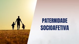 Paternidade socioafetiva [upl. by Irrep]