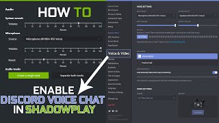 How to Get Shadowplay Record Discord Voice Chat  How To [upl. by Rebmit622]