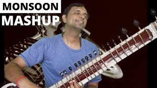 Bollywood Instrumental Mashup  Monsoon Mashup  Bhagirath Bhatt Sitar [upl. by Arednaxela]