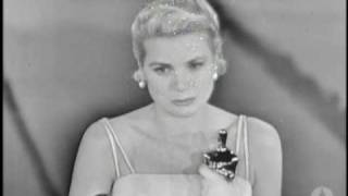 Grace Kelly Wins Best Actress 1955 Oscars [upl. by Neerac]