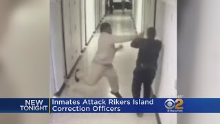 Inmates Attack Rikers Island Correction Officers [upl. by Inavoig751]