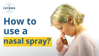 How to correctly use a nasal spray [upl. by Bradly]