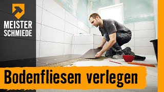 Bodenfliesen verlegen  HORNBACH Meisterschmiede [upl. by Erihppas195]