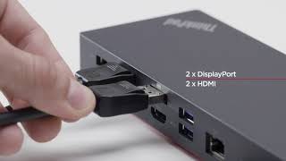 ThinkPad Hybrid USBC with USB A Dock Product Tour [upl. by Kristen]